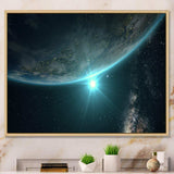 Sunrise in Earth from Space