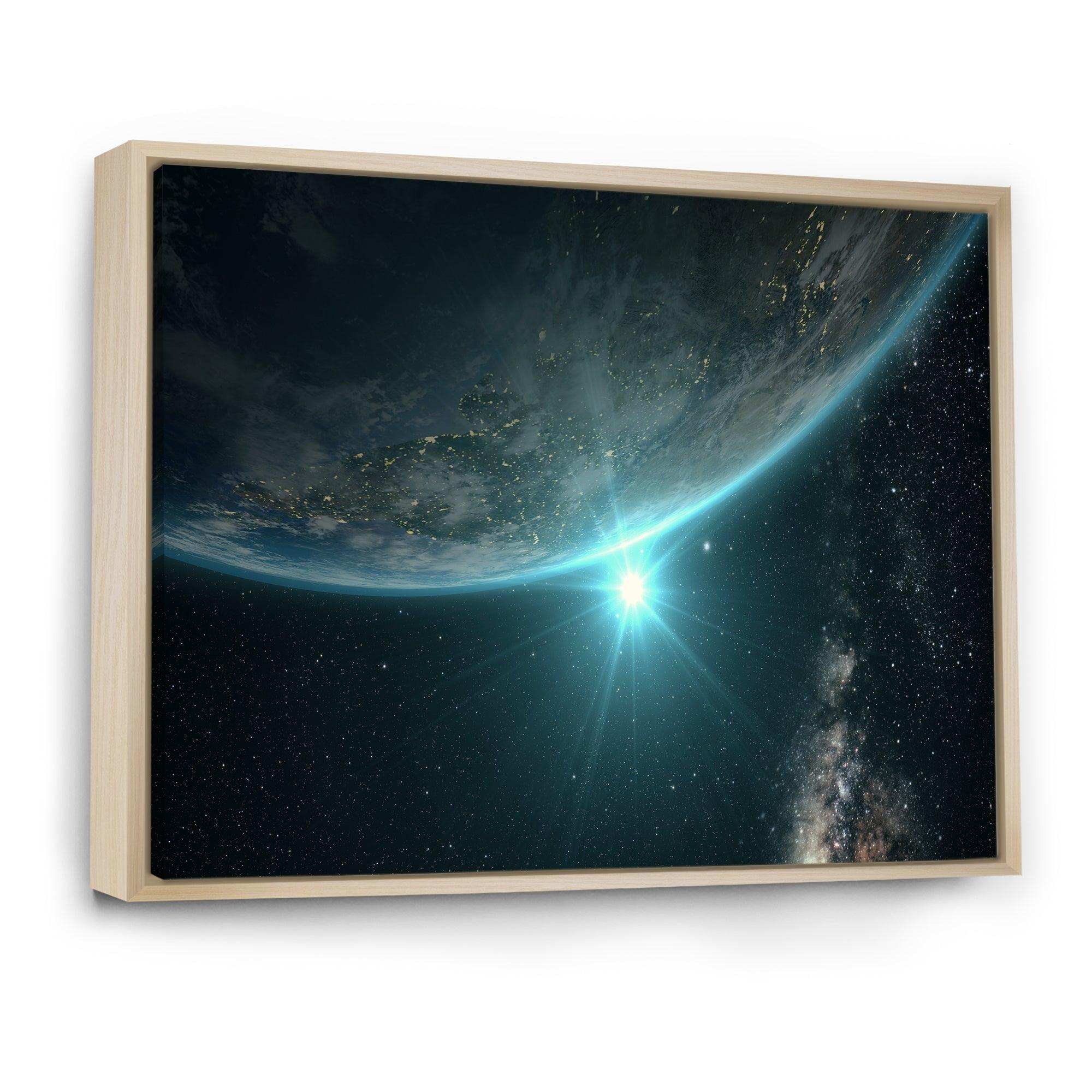 Sunrise in Earth from Space