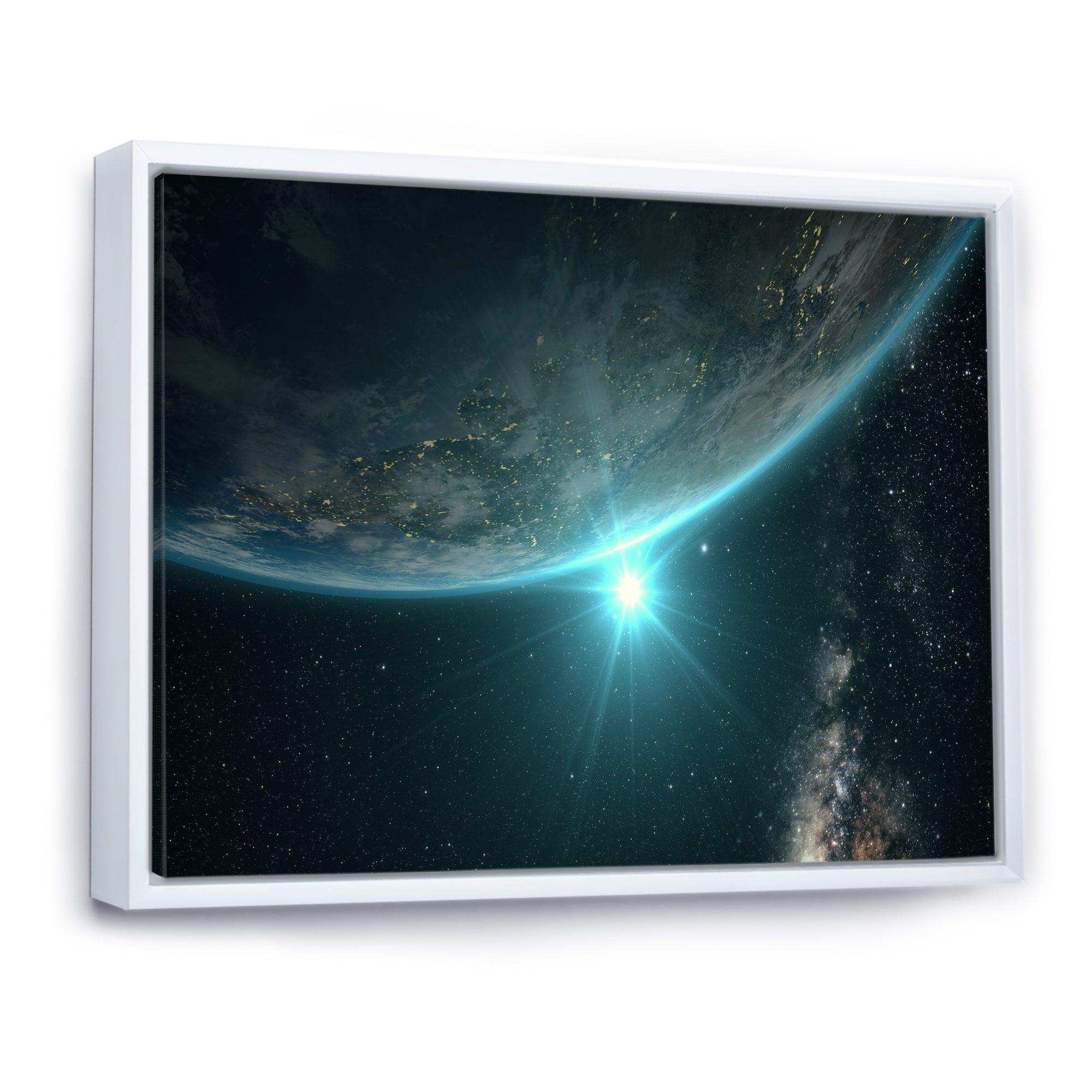 Sunrise in Earth from Space