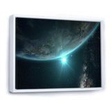 Sunrise in Earth from Space