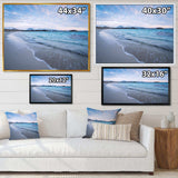 Waves Splashing the Calm Seashore