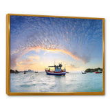 Fishing Boat at Phuket Sunrise Beach