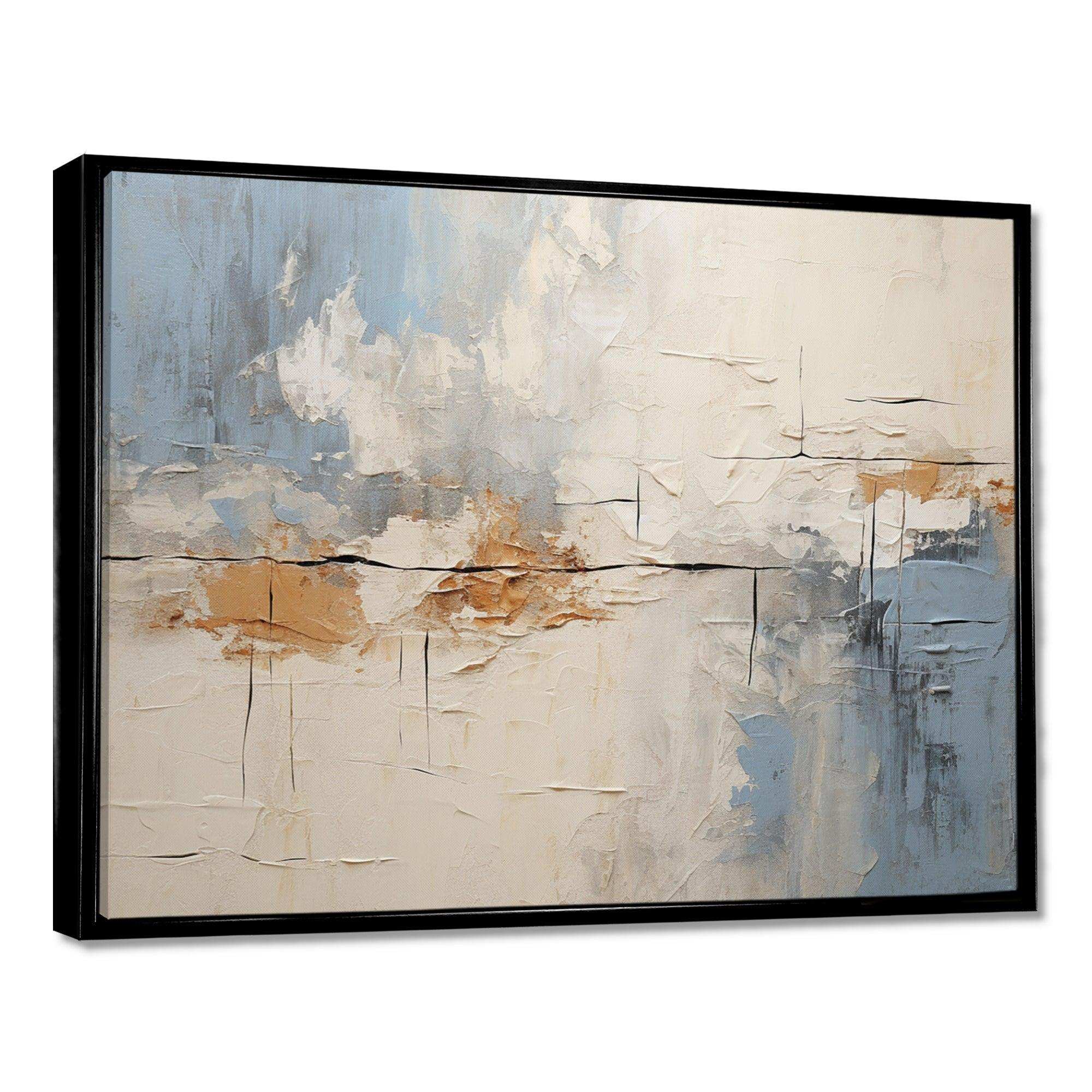 Minimalism Modern Scandinavian Serenity Art I - Landscapes Canvas Wall Art