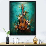 Tropical Guitar Music Euphonic - Music Canvas Wall Art