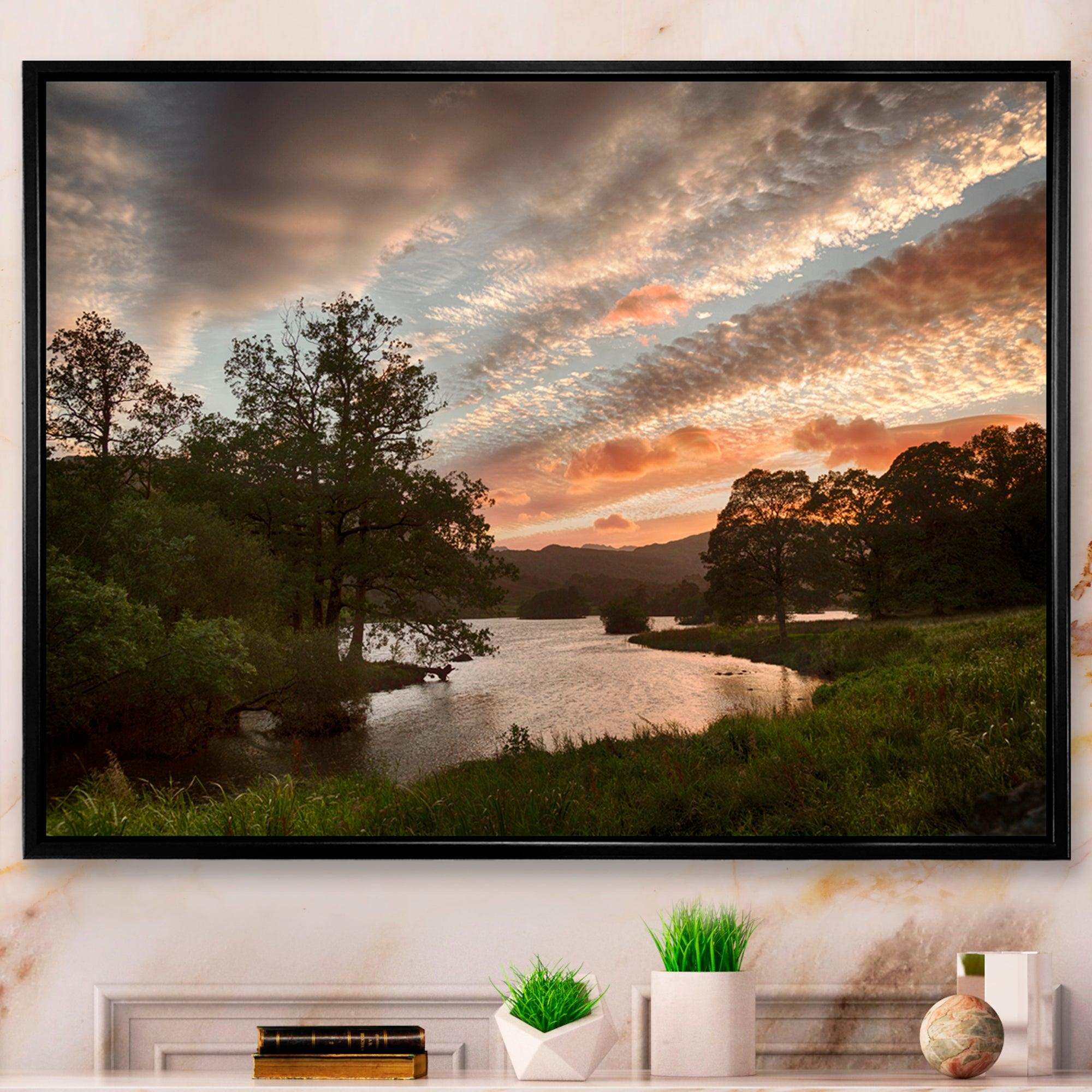 Sunset over Rydal Waters