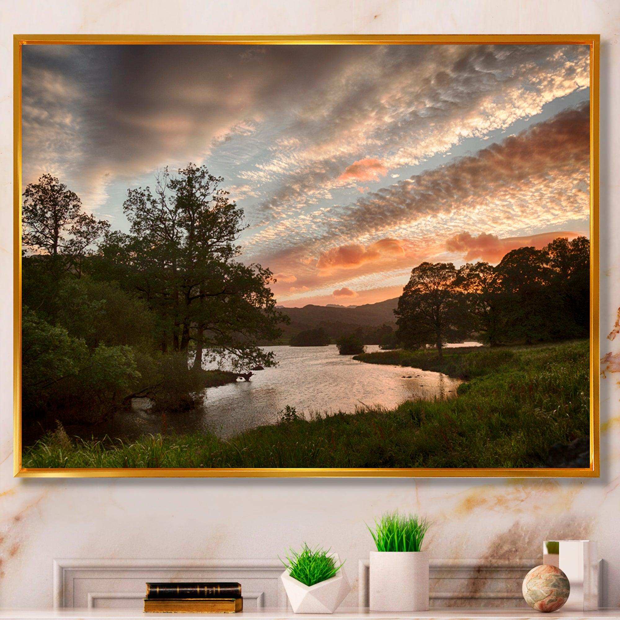 Sunset over Rydal Waters