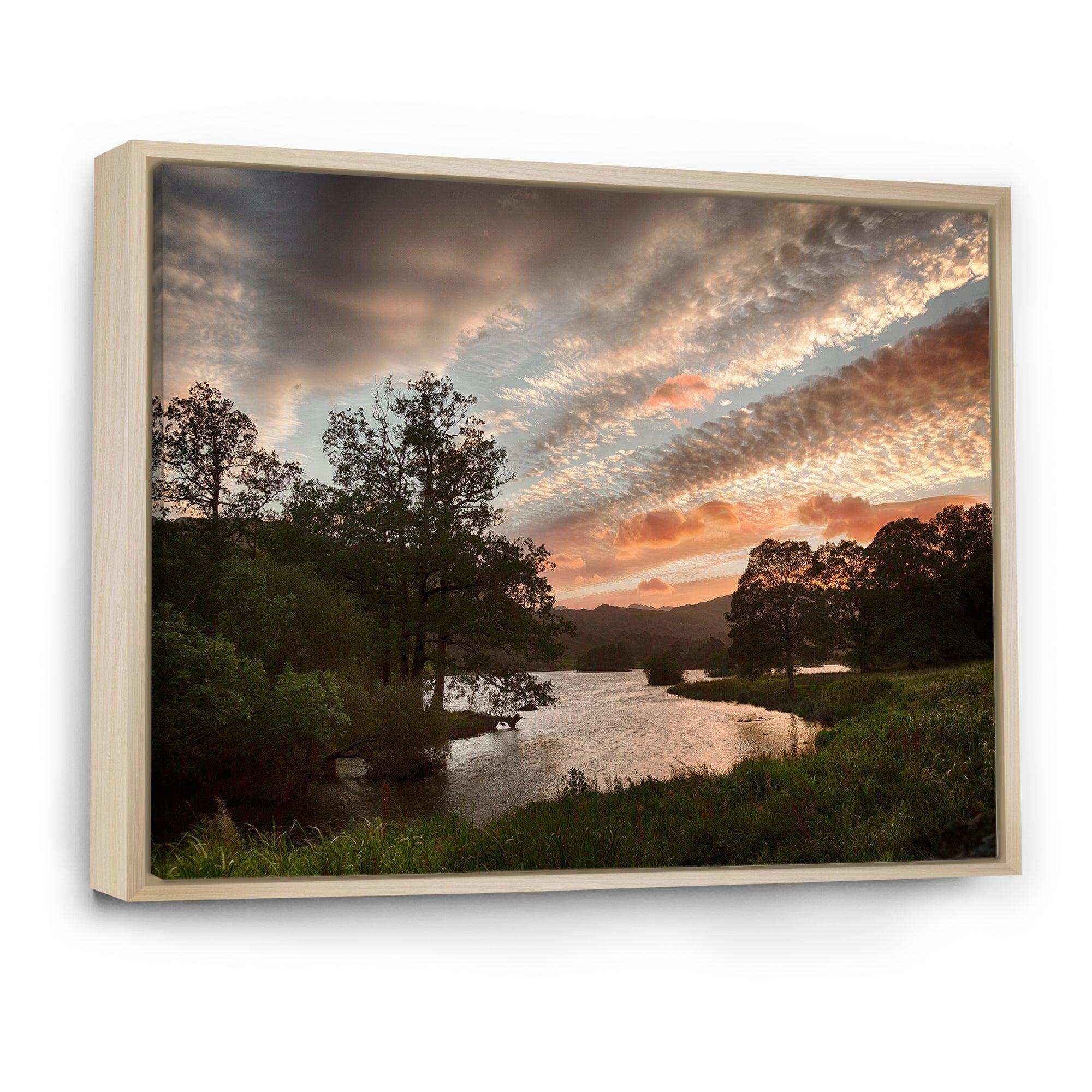 Sunset over Rydal Waters