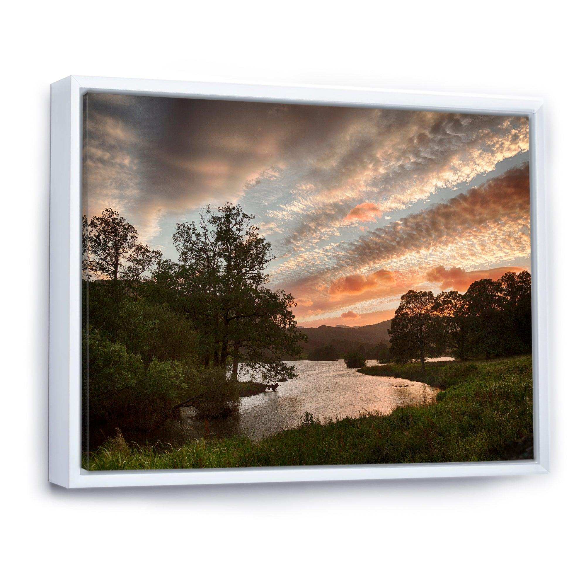 Sunset over Rydal Waters