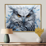 Owls Eyes Of Wisdom - Animals Canvas Wall Art