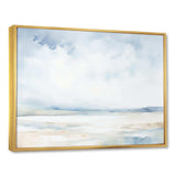 Minimalism Cloudy Sky Scenery II - Landscapes Canvas Wall Art