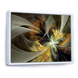 Symmetrical Gold Fractal Flower