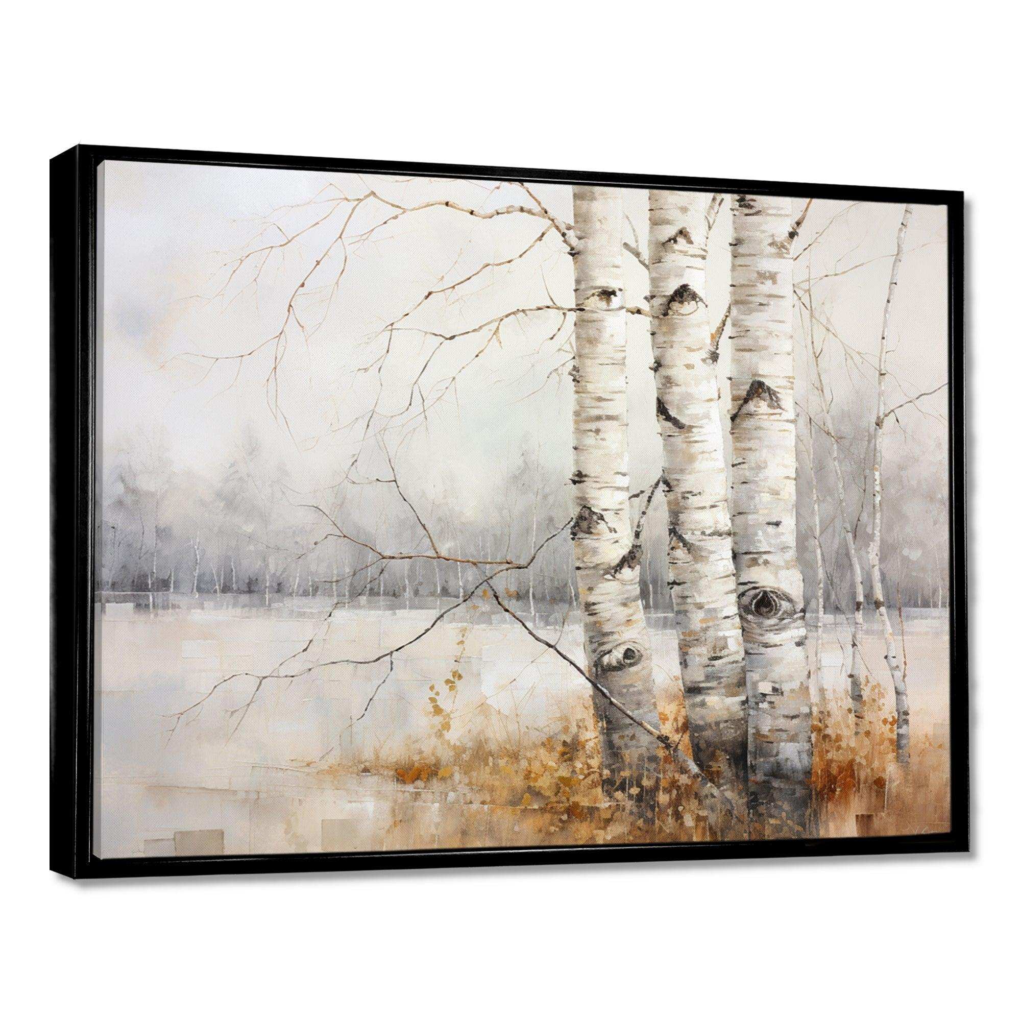 Minimalism Tree Birchs Breath I - Floral Canvas Wall Art