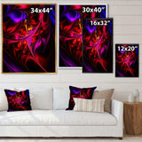 Multi Colored Magenta Stained Glass