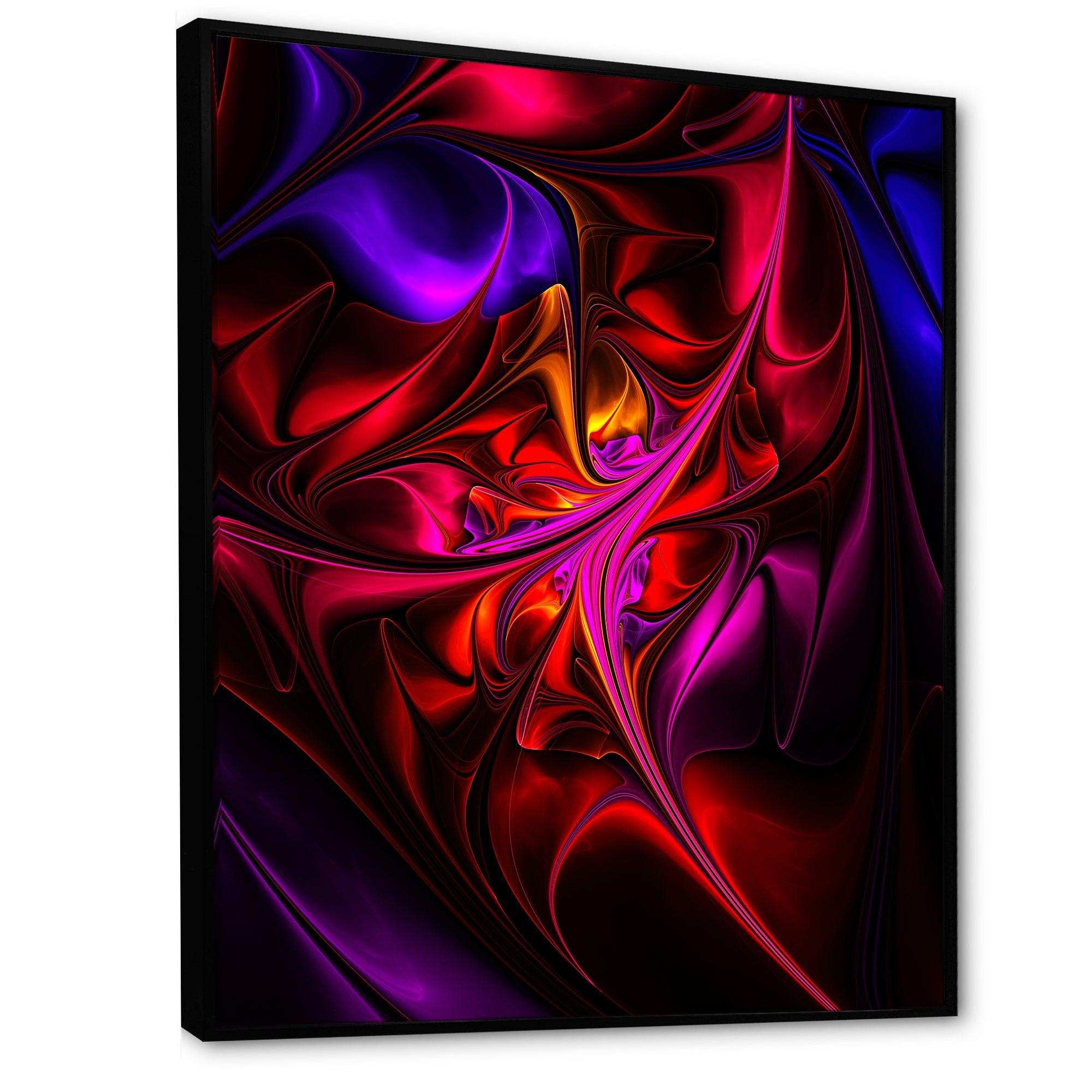 Multi Colored Magenta Stained Glass