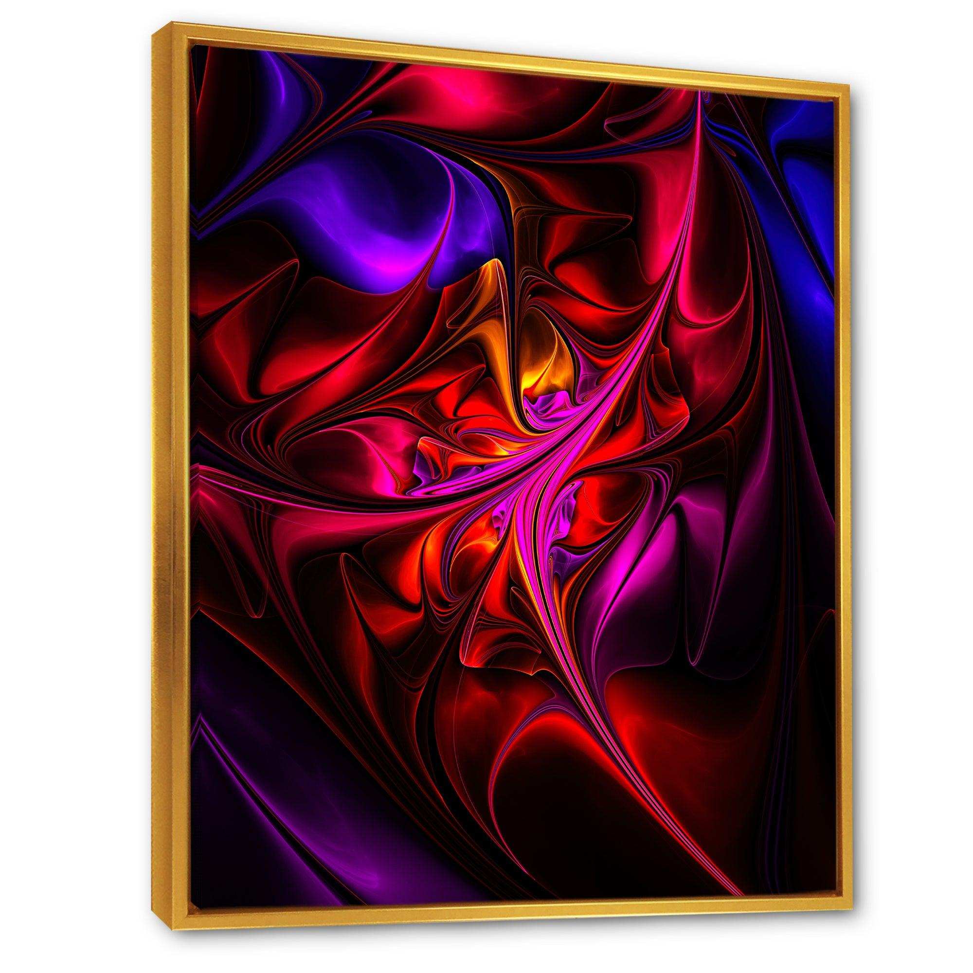 Multi Colored Magenta Stained Glass