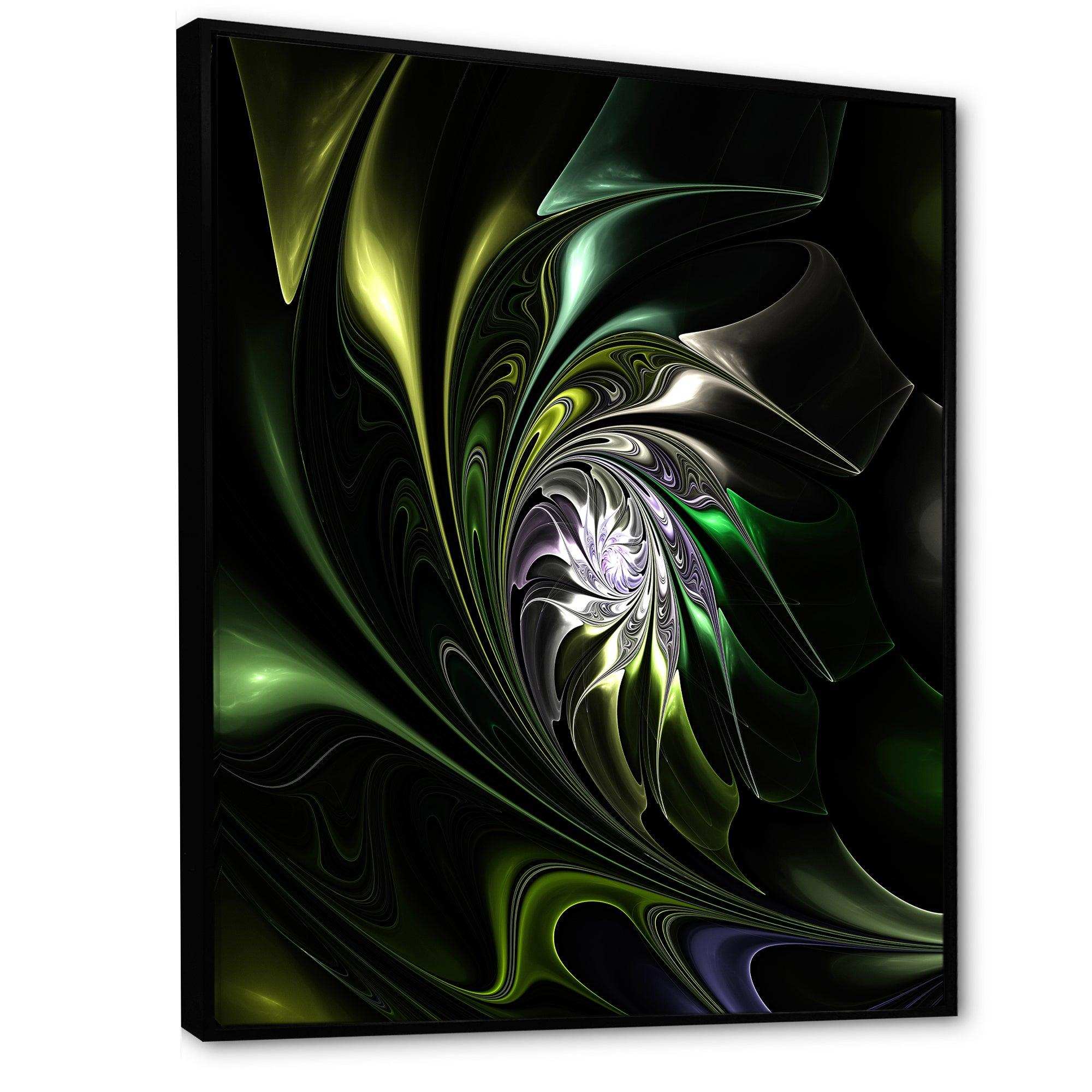 Multi Colored Green Stained Glass