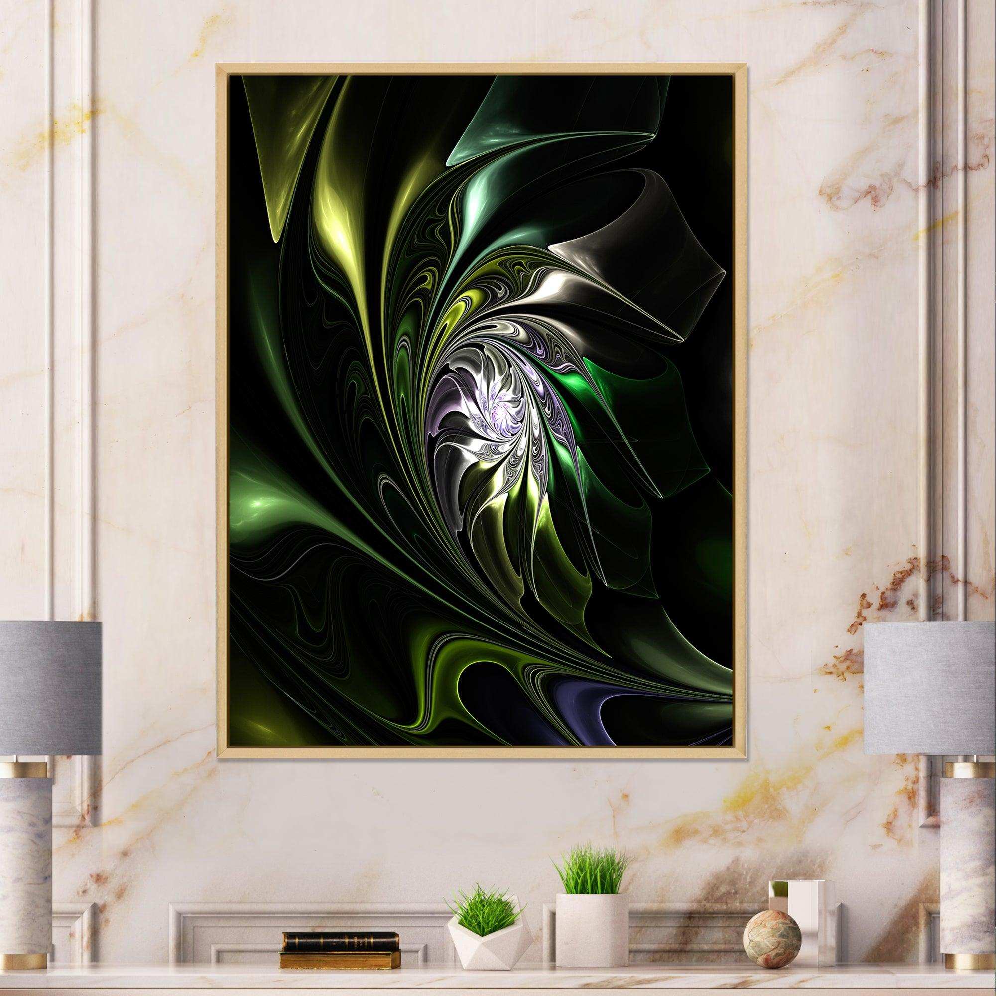 Multi Colored Green Stained Glass