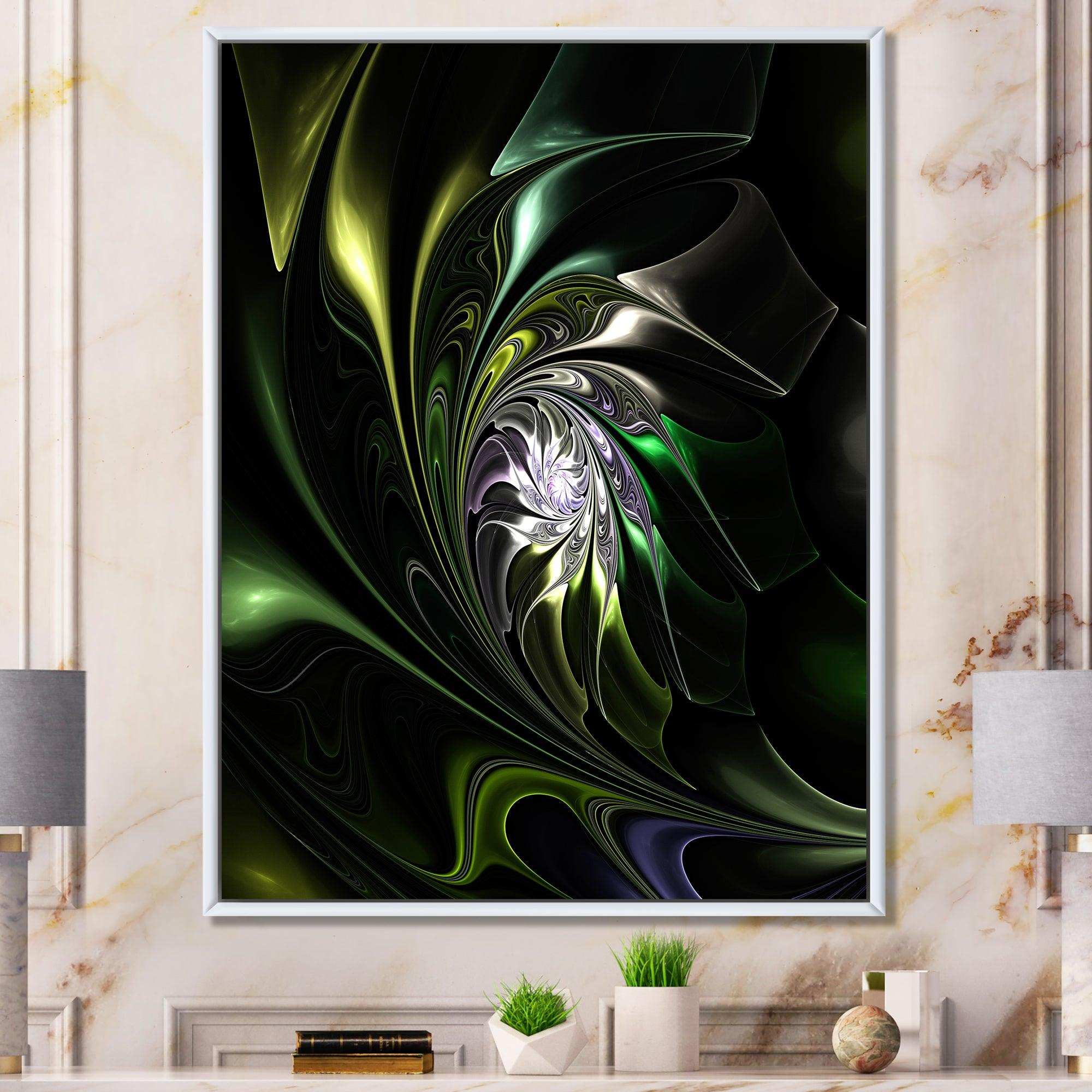 Multi Colored Green Stained Glass