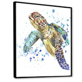 Blue Sea Turtle