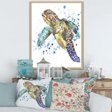 Blue Sea Turtle