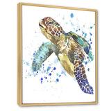 Blue Sea Turtle
