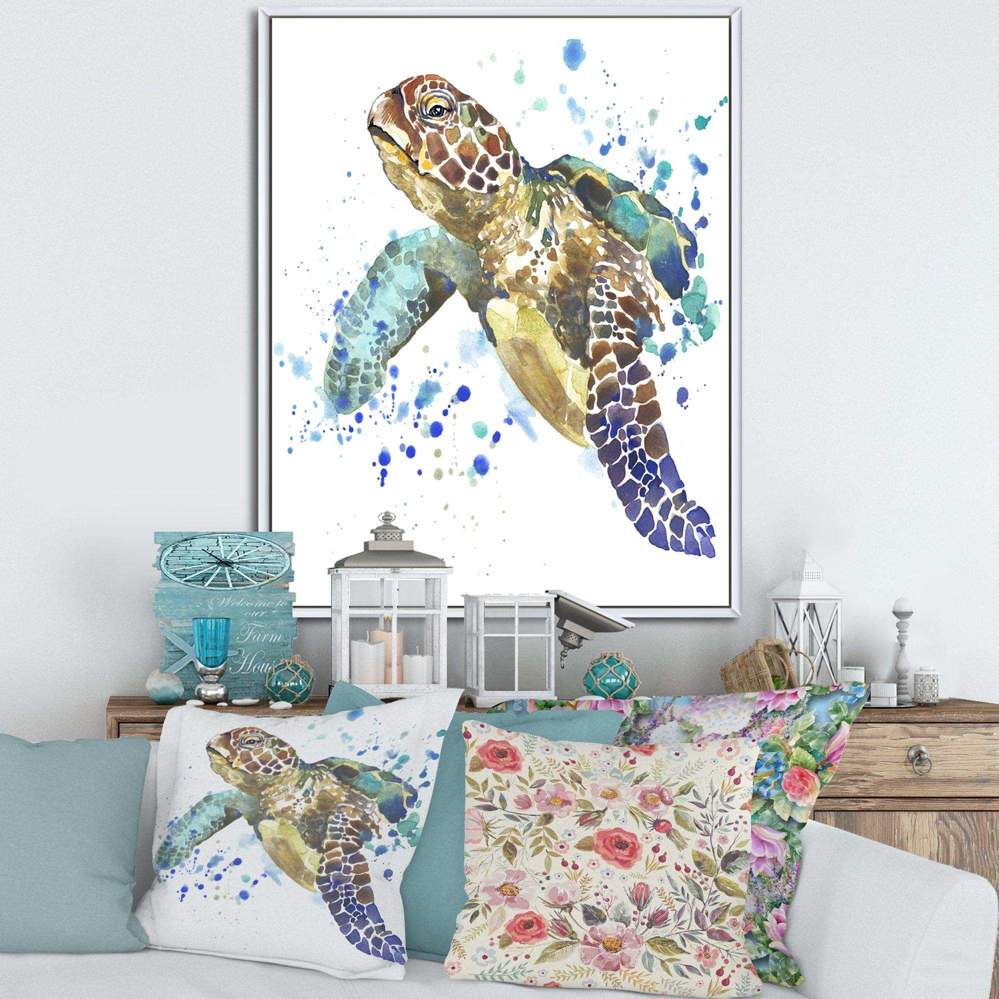 Blue Sea Turtle