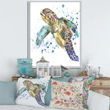 Blue Sea Turtle
