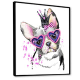 Sweet Funny Dog with Glasses