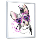 Sweet Funny Dog with Glasses