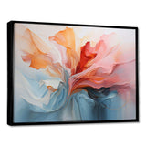 Pink and blue soothing swirls II - Abstract Canvas Wall Art