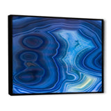 Blue Agate Stone Design