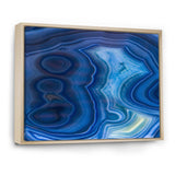 Blue Agate Stone Design