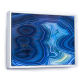 Blue Agate Stone Design