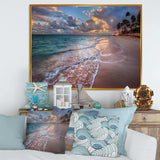 Palm Trees on Clear Sandy Beach