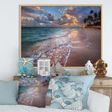 Palm Trees on Clear Sandy Beach