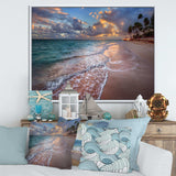 Palm Trees on Clear Sandy Beach