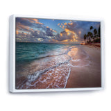 Palm Trees on Clear Sandy Beach