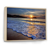 Calm Seashore with Blue Waves