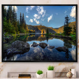 Mountain Lake Surrounded by Trees