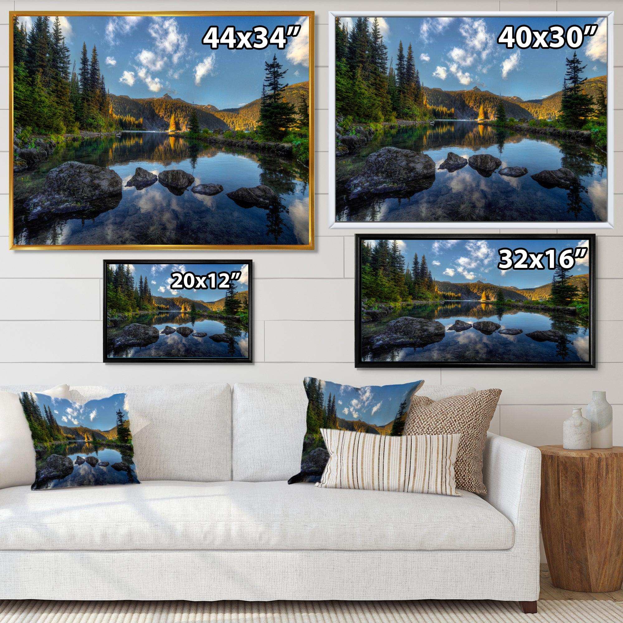 Mountain Lake Surrounded by Trees