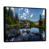 Mountain Lake Surrounded by Trees