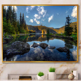 Mountain Lake Surrounded by Trees