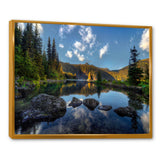 Mountain Lake Surrounded by Trees