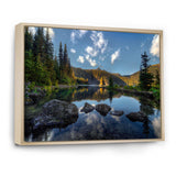 Mountain Lake Surrounded by Trees