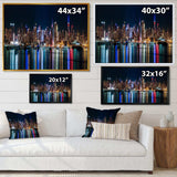 New York Midtown Night Panorama