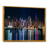 New York Midtown Night Panorama