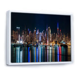 New York Midtown Night Panorama