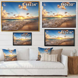 Sunrise on Beach of Caribbean Sea