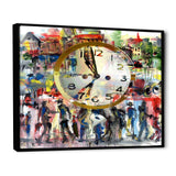 People and Time Acrylic Watercolor