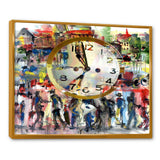 People and Time Acrylic Watercolor